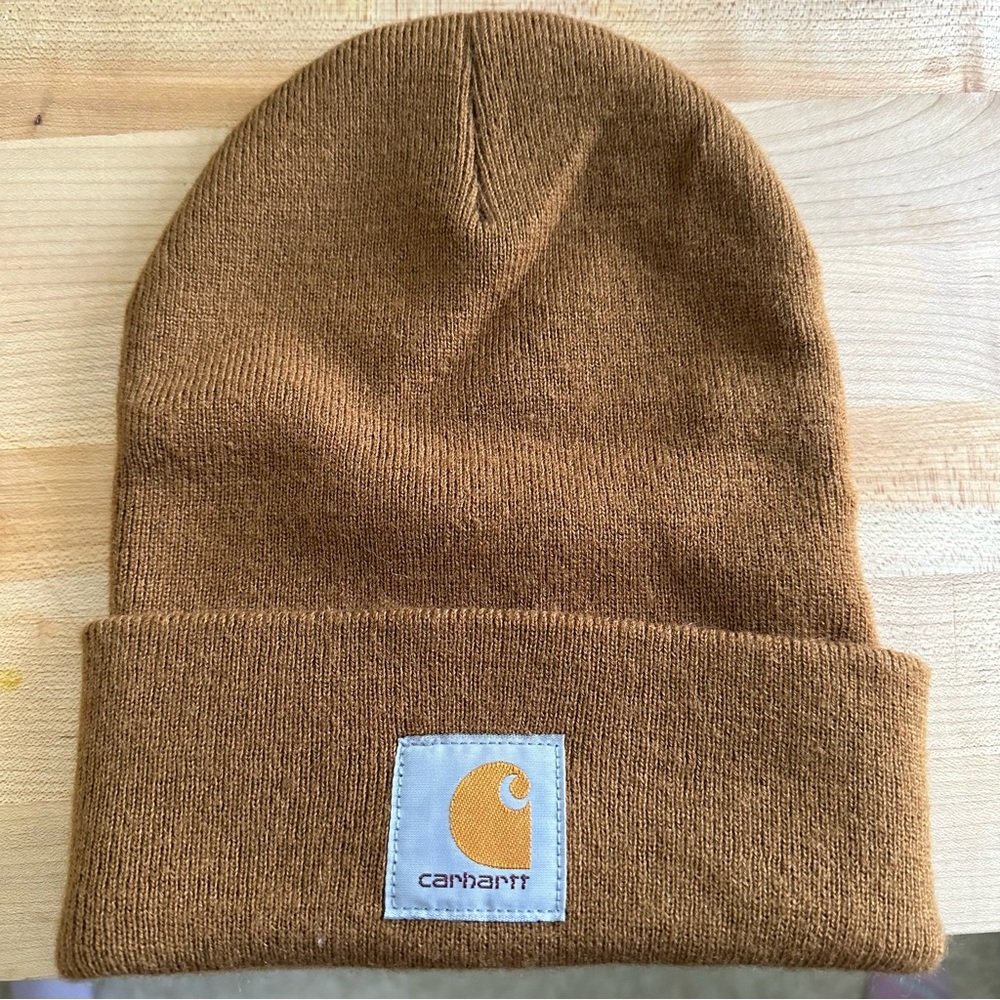 Carhartt Knit Cuffed Beanie in Carhartt Brown